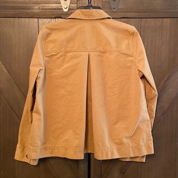 MADEWELL Cropped Northwood Jacket In Sahara Sand - Picture 4 of 5